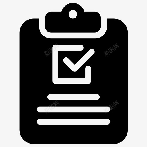 清单文档计划列表图标svg_新图网 https://ixintu.com 任务列表 客户关系管理图示符图标 文档 清单 计划列表