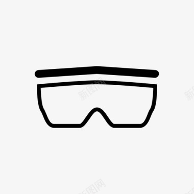 酷炫眼镜配件元素图标图标