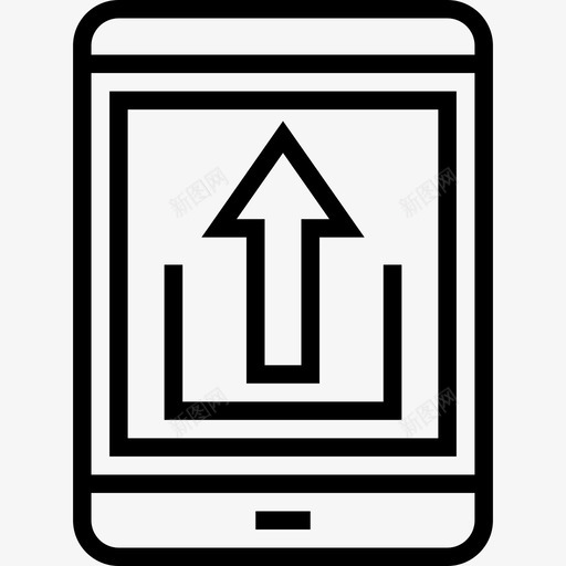 上传网络共享4线性图标svg_新图网 https://ixintu.com 上传 共享 线性 网络
