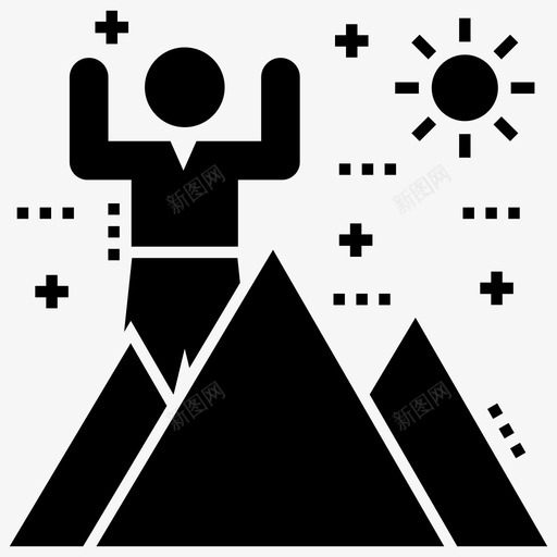 任务完成成就最终目标图标svg_新图网 https://ixintu.com 业绩达标 任务 图标 完成 成功 成就 技能 最终 生活 目标 里程碑 雕文
