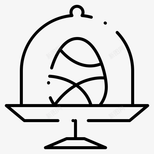 圆盘复活节鸡蛋图标svg_新图网 https://ixintu.com 东正 圆盘 复活节 正则 点线 食物 鸡蛋