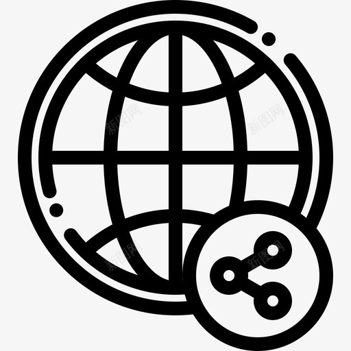 全球新闻杂志11线性图标svg_新图网 https://ixintu.com 全球 新闻杂志11 线性