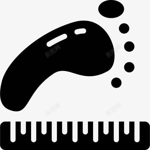 脚印考古学2填充图标svg_新图网 https://ixintu.com 填充 考古学 脚印