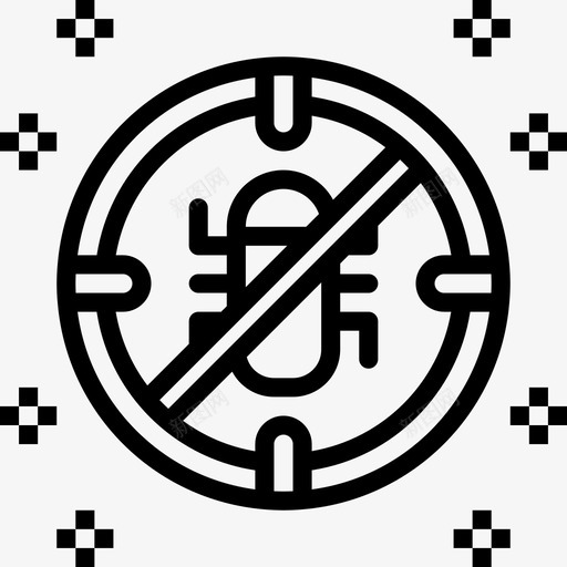 防病毒网络托管40线性图标svg_新图网 https://ixintu.com 托管 线性 网络 防病毒