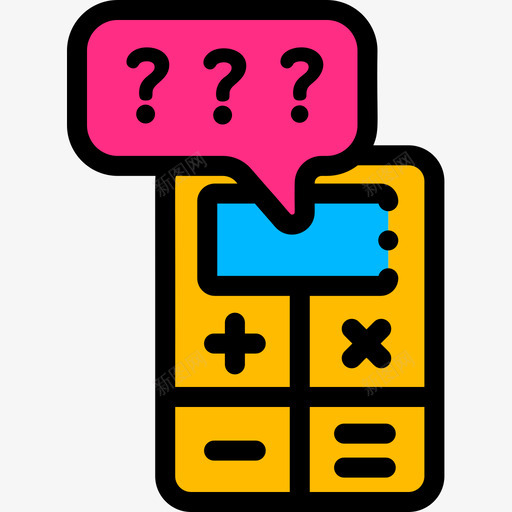 计算器分析14线性颜色图标svg_新图网 https://ixintu.com 分析 线性 计算器 颜色