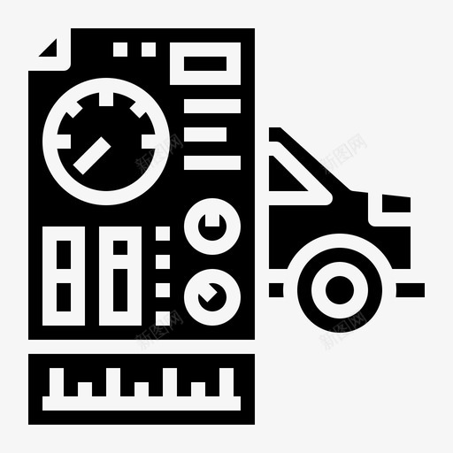 诊断车库维修图标svg_新图网 https://ixintu.com 维修 诊断 赛车 车库 运输
