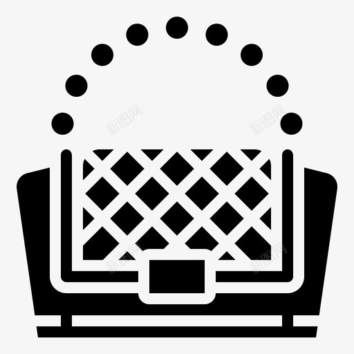 包美容时尚图标svg_新图网 https://ixintu.com 女式 时尚 法式 符号 美容