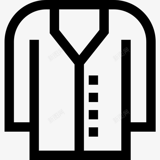 外套冬装及配件轮廓直线型图标svg_新图网 https://ixintu.com 冬装 外套 直线 线型 轮廓 配件