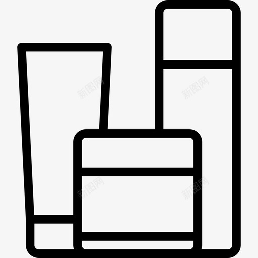 护肤美容和化妆品概述图标svg_新图网 https://ixintu.com 化妆品 护肤 概述 美容