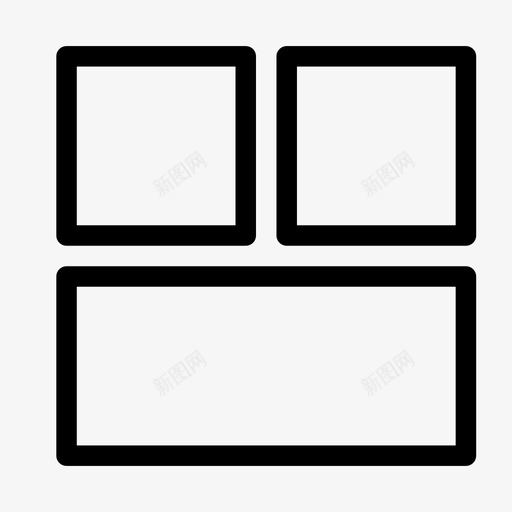 布局左位置图标svg_新图网 https://ixintu.com 位置 布局 腹板