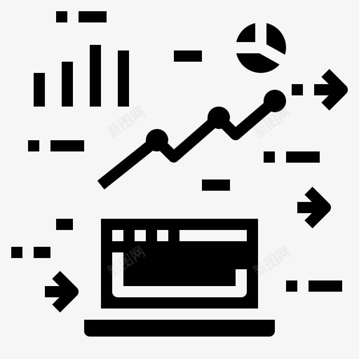 流量搜索引擎优化网站图标svg_新图网 https://ixintu.com 优化 坚实 搜索引擎 流量 电子商务 网站