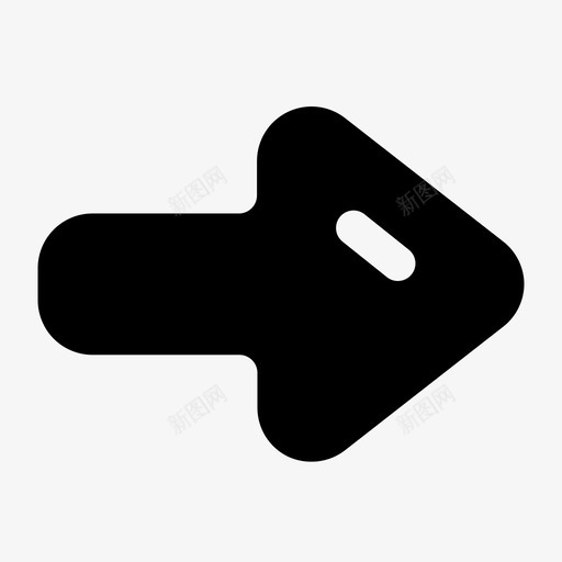 箭头应用程序右图标svg_新图网 https://ixintu.com 实心 应用程序 用户界面 箭头 网站