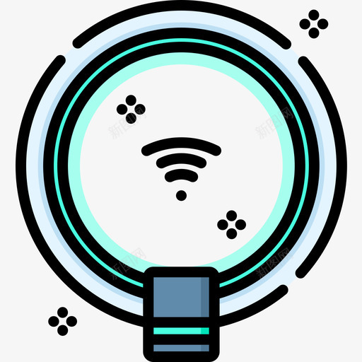 灯未来世界3线颜色图标svg_新图网 https://ixintu.com 未来世界3 灯 线颜色