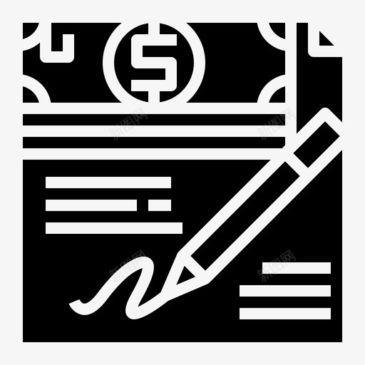 签约业务合同图标svg_新图网 https://ixintu.com 业务 合同 签约 财务 贷款可靠