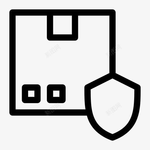 运输保护箱子运输图标svg_新图网 https://ixintu.com 保护 物流 箱子 运输 防护