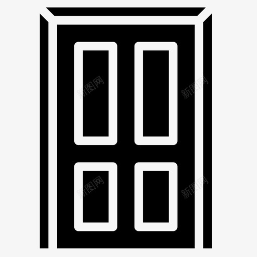 门家具109填充图标svg_新图网 https://ixintu.com 填充 家具