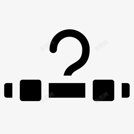 衣架零售价27已填充图标svg_新图网 https://ixintu.com 已填充 衣架 零售价27