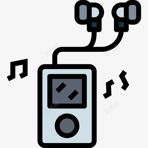 Ipod背包客3线性颜色图标svg_新图网 https://ixintu.com Ipod 线性 背包 颜色