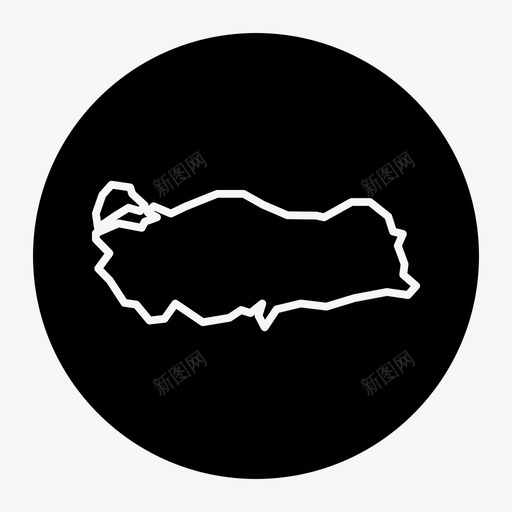 土耳其地图亚洲伊斯坦布尔图标svg_新图网 https://ixintu.com 亚洲 伊斯坦布尔 土耳其 地图