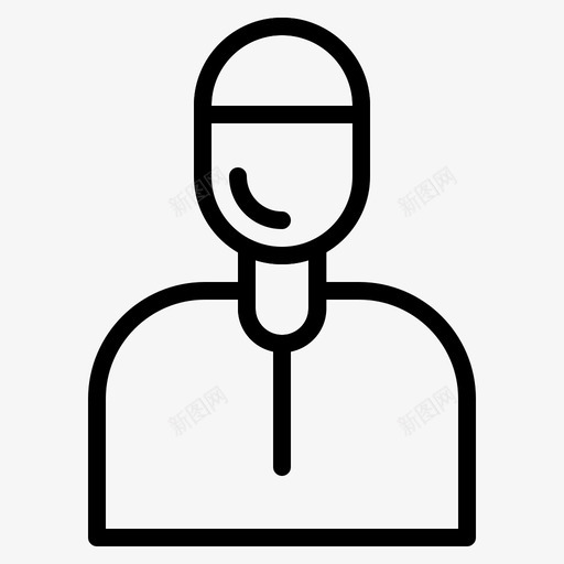 穆斯林男人伊斯兰教伊斯兰教路线图标svg_新图网 https://ixintu.com 伊斯兰教 男人 穆斯林 路线