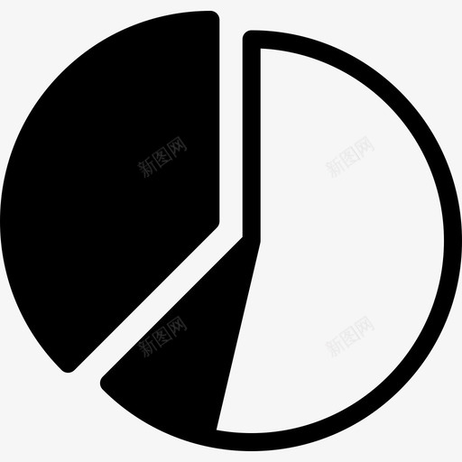 饼图电子商务图标svg_新图网 https://ixintu.com 电子商务 饼图