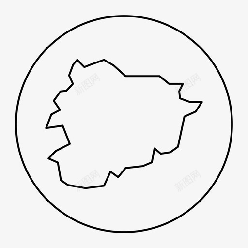 安道尔地图欧洲安道尔公国图标svg_新图网 https://ixintu.com 公国 地图 欧洲 比利 牛斯 道尔