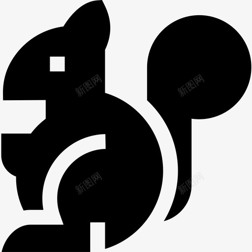 松鼠秋季自然8填充图标svg_新图网 https://ixintu.com 填充 松鼠 秋季 自然