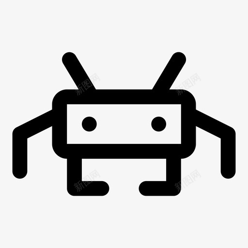 外星人虫子乐趣图标svg_新图网 https://ixintu.com 乐趣 外星人 太空入侵者 应用程序大胆 游戏 虫子