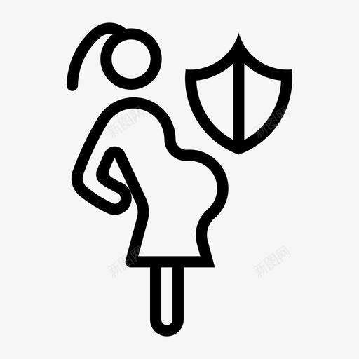 怀孕保险宝宝妈妈图标svg_新图网 https://ixintu.com 妈妈 宝宝 怀孕 怀孕保险