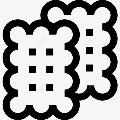 曲奇饼干面包店60直系图标svg_新图网 https://ixintu.com 曲奇 直系 面包店 饼干