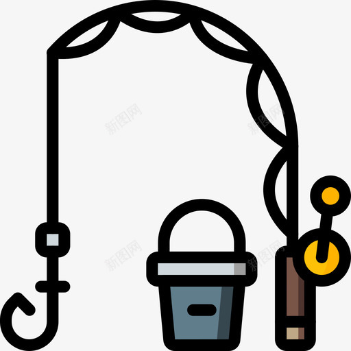 杆冒险运动16线性颜色图标svg_新图网 https://ixintu.com 冒险 线性 运动 颜色