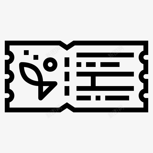 门票出入娱乐图标svg_新图网 https://ixintu.com 出入 动物园 娱乐 水族馆 门票
