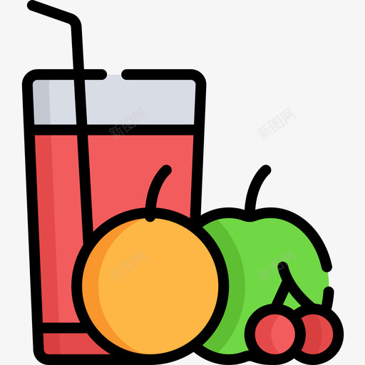 饮食世界癌症意识日10线性颜色图标svg_新图网 https://ixintu.com 世界 意识 癌症 线性 颜色 饮食
