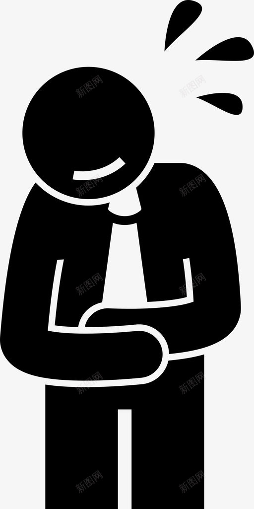 害羞的商人害怕内向图标svg_新图网 https://ixintu.com 内向 商人的态度 害怕 害羞的商人 性格特征 胆小 行为