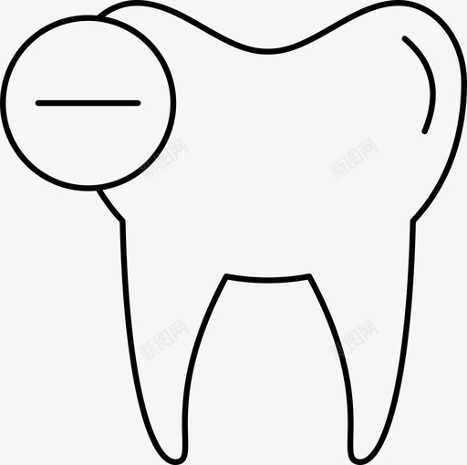 牙齿清洁牙医图标svg_新图网 https://ixintu.com 清洁 牙医 牙齿 移除