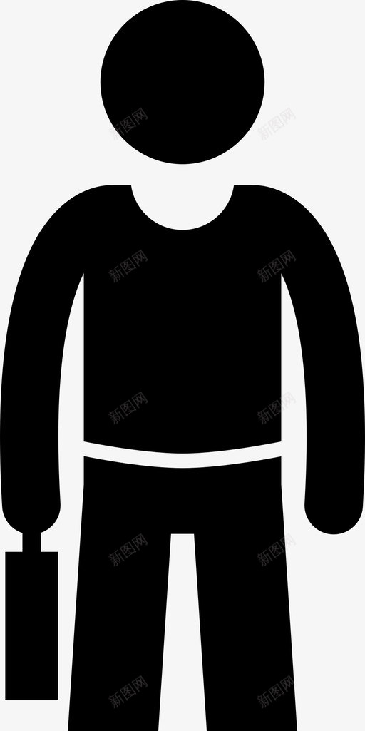 自由职业者兼职者自营职业者图标svg_新图网 https://ixintu.com 个体经营者 兼职 在职者 年轻人 职业者 自由职业者 自营