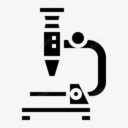 显微镜观察科学图标svg_新图网 https://ixintu.com 固体 大学 显微镜 科学 观察