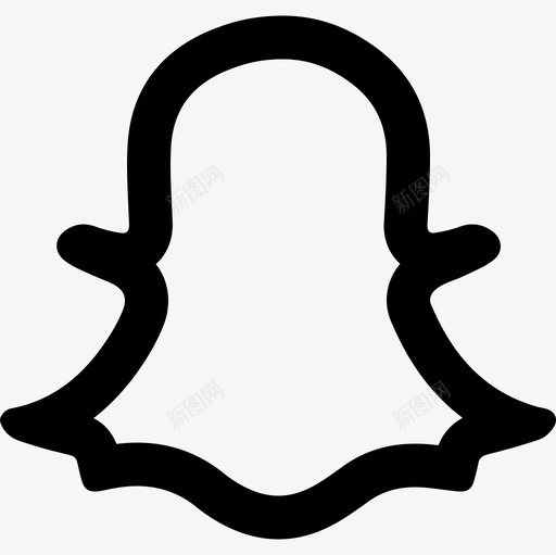 Snapchat社交媒体91概述图标svg_新图网 https://ixintu.com Snapchat 概述 社交媒体91