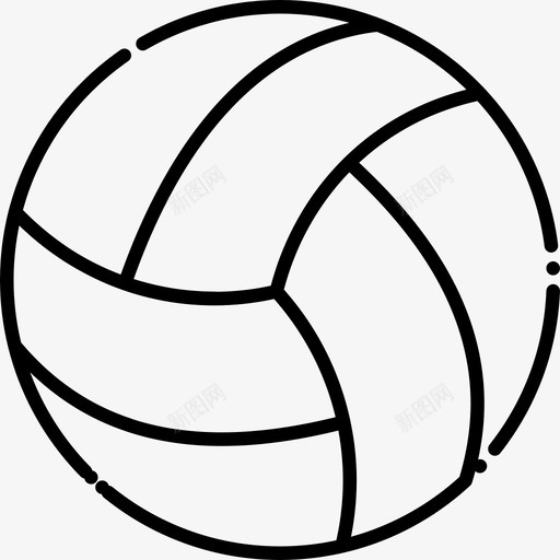 球运动排球图标svg_新图网 https://ixintu.com 排球 运动