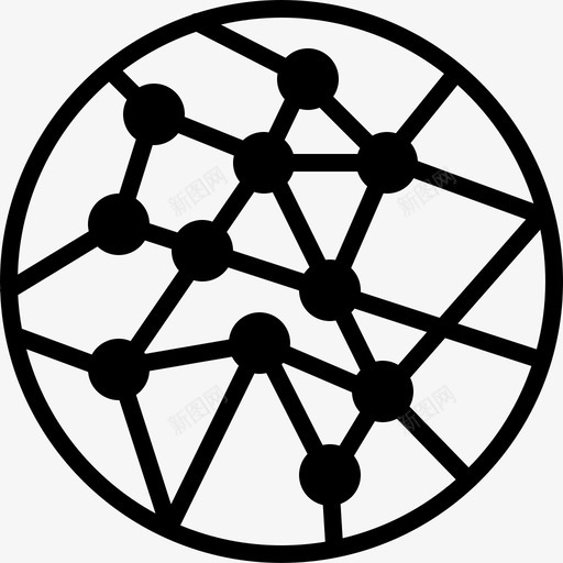 网络连接社区全球图标svg_新图网 https://ixintu.com 信息 全球 图表 社区 网络 连接