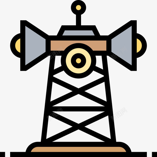 通讯塔记者4号线性颜色图标svg_新图网 https://ixintu.com 4号 线性 记者 通讯塔 颜色