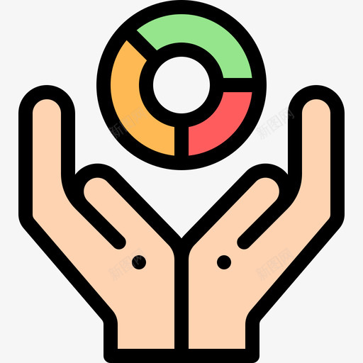 派众筹4线性颜色图标svg_新图网 https://ixintu.com 众筹 线性 颜色