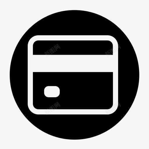 银联卡圆形图标svg_新图网 https://ixintu.com 银联卡圆形图标