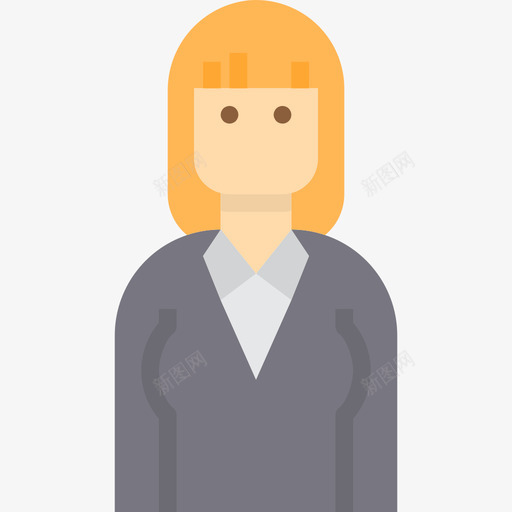 女商人商业化身3公寓图标svg_新图网 https://ixintu.com 公寓 商业化身3 女商人
