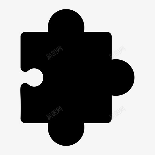 拼图商业智能游戏块图标svg_新图网 https://ixintu.com 商业 商业智能 图块 图标 字形 拼图 游戏