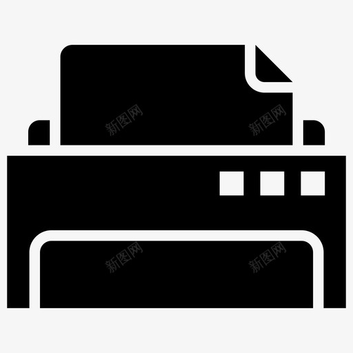 打印机喷墨打印机激光打印机图标svg_新图网 https://ixintu.com 喷墨打印机 固体商业图标 复印机 打印机 激光打印机