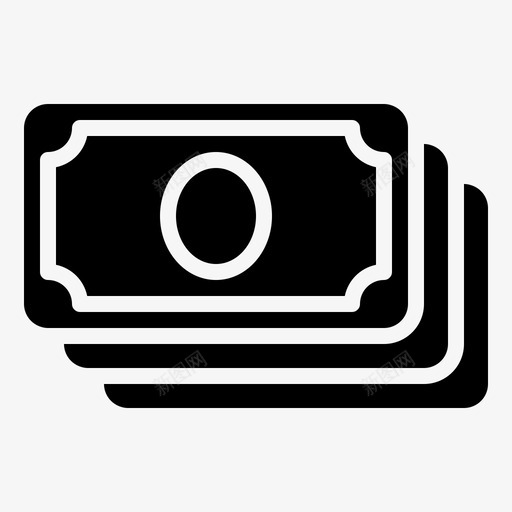 账户余额银行业务金融图标svg_新图网 https://ixintu.com 账户余额 货币 货币字形 金融 银行业务