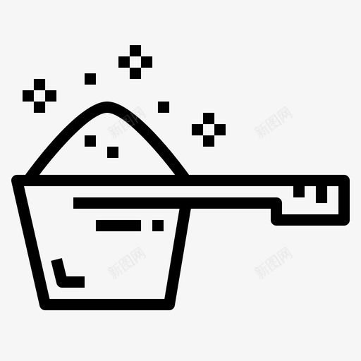 勺洗涤剂洗衣粉图标svg_新图网 https://ixintu.com 洗涤剂 洗衣粉
