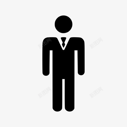 经理业务员工图标svg_新图网 https://ixintu.com 业务 员工 经理