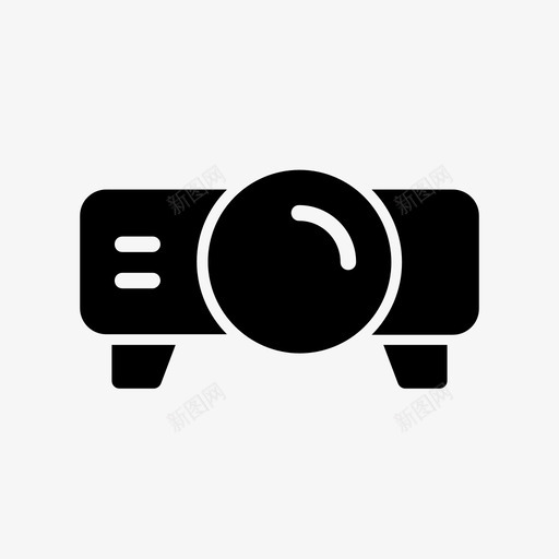 放映机电影院电影图标svg_新图网 https://ixintu.com 催泪 媒体 字形 放映机 电影 电影院